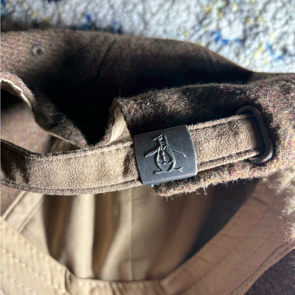 Original Penguin Vintage Brown Tweed Wool Hat - Picture 5 of 7